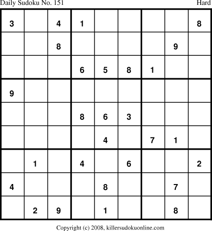 Killer Sudoku for 8/7/2008