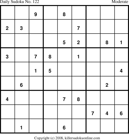 Killer Sudoku for 7/9/2008