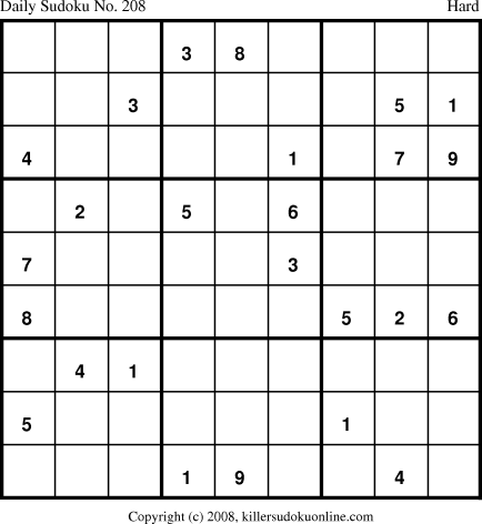 Killer Sudoku for 10/3/2008