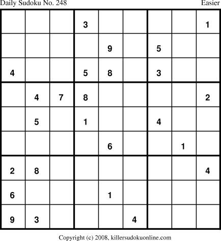 Killer Sudoku for 11/11/2008