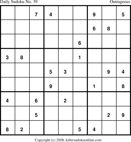 Killer Sudoku for 4/17/2008