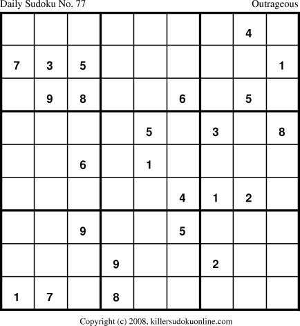 Killer Sudoku for 5/25/2008
