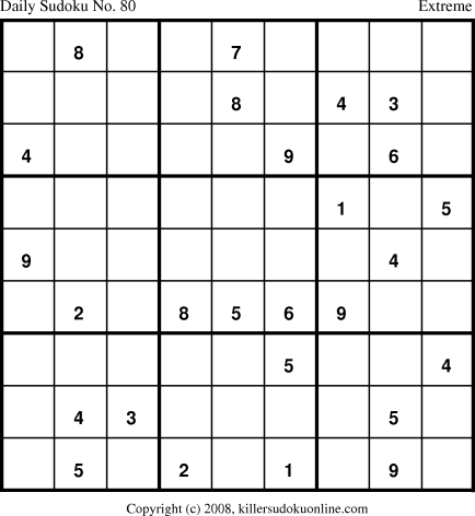 Killer Sudoku for 5/28/2008