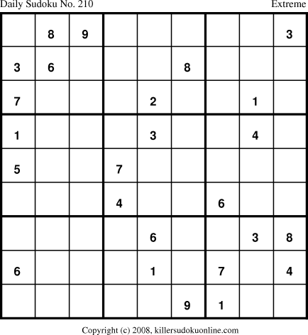 Killer Sudoku for 10/5/2008