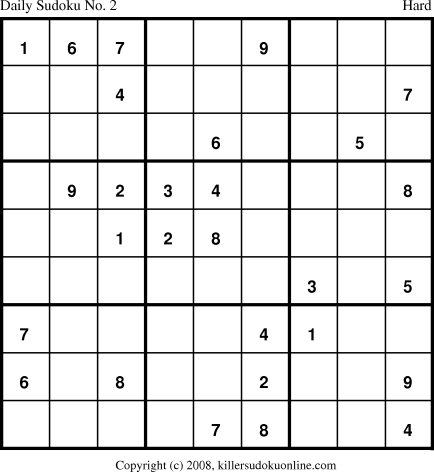 Killer Sudoku for 3/11/2008