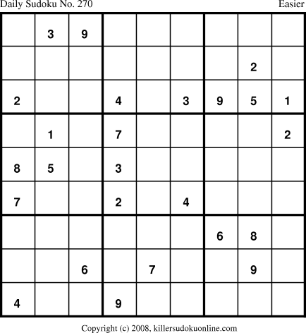 Killer Sudoku for 12/3/2008