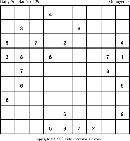 Killer Sudoku for 7/26/2008