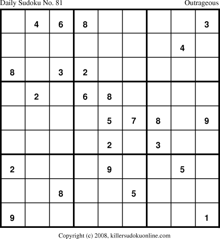 Killer Sudoku for 5/29/2008