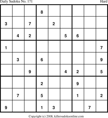 Killer Sudoku for 8/27/2008