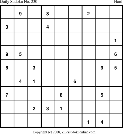 Killer Sudoku for 10/25/2008