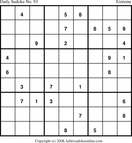 Killer Sudoku for 6/10/2008