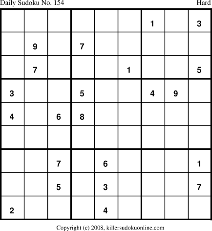 Killer Sudoku for 8/10/2008