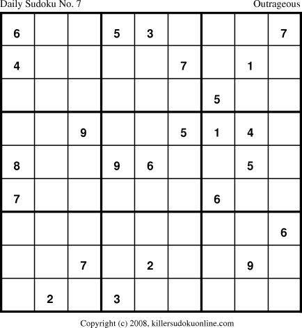 Killer Sudoku for 3/16/2008