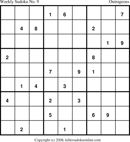 Killer Sudoku for 5/5/2008