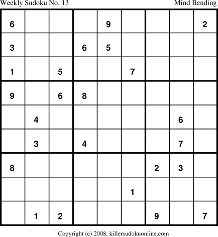 Killer Sudoku for 6/2/2008