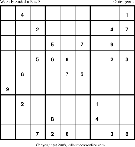 Killer Sudoku for 3/24/2008