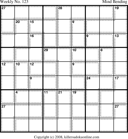 Killer Sudoku for 5/12/2008