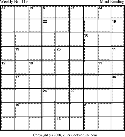 Killer Sudoku for 4/14/2008