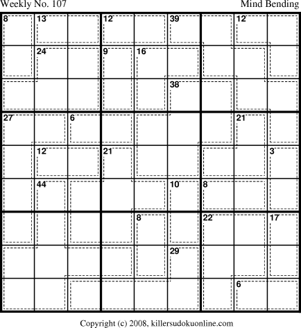 Killer Sudoku for 1/21/2008