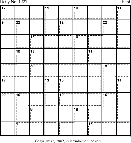 Killer Sudoku for 5/3/2009
