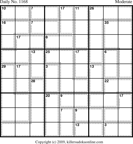 Killer Sudoku for 3/5/2009