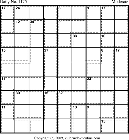 Killer Sudoku for 3/12/2009