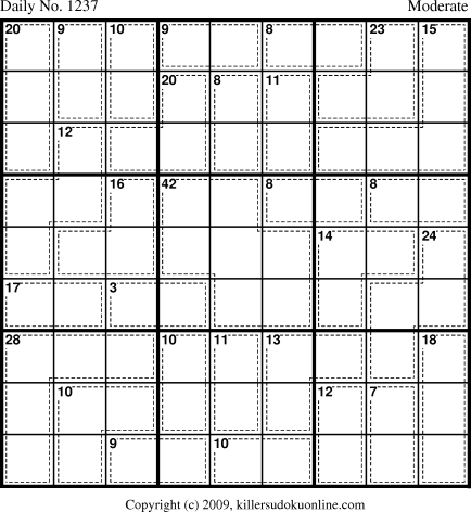 Killer Sudoku for 5/13/2009