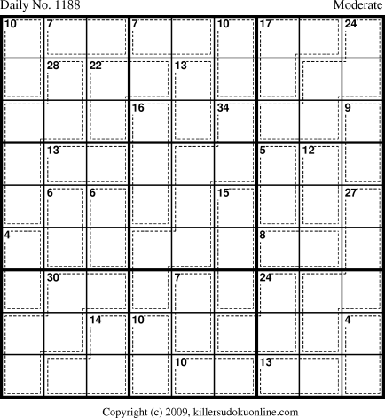 Killer Sudoku for 3/25/2009