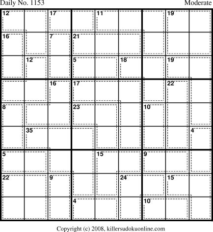 Killer Sudoku for 2/18/2009