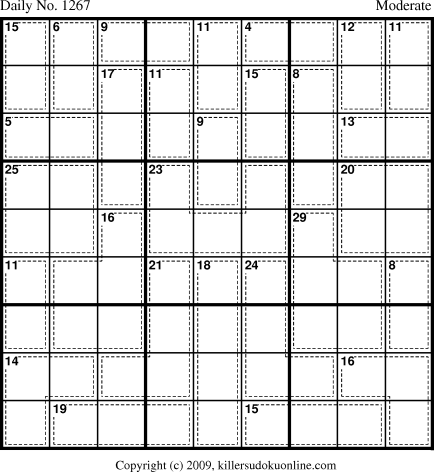 Killer Sudoku for 6/12/2009