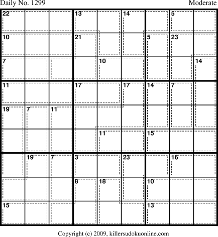Killer Sudoku for 7/14/2009