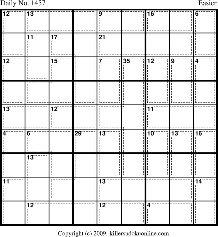 Killer Sudoku for 12/14/2009