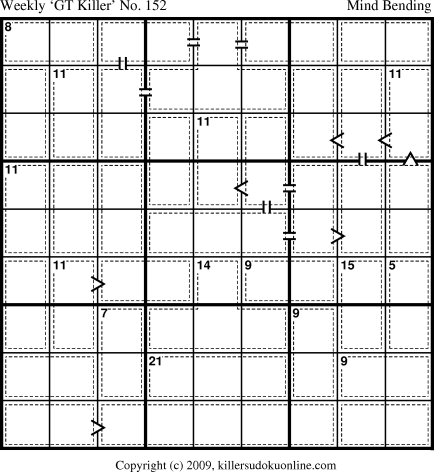 Killer Sudoku for 3/9/2009