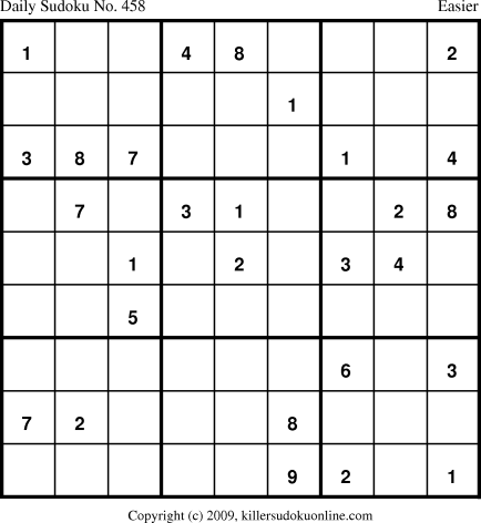 Killer Sudoku for 6/9/2009