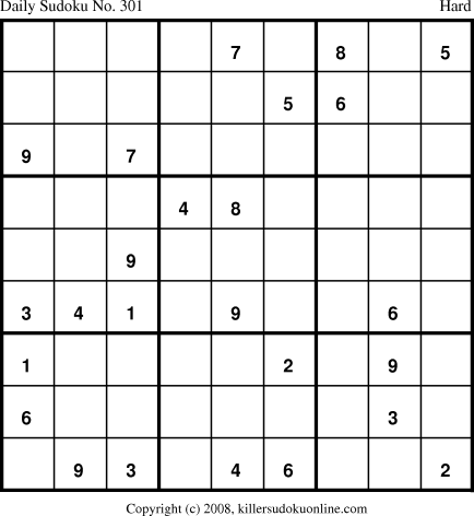 Killer Sudoku for 1/3/2009