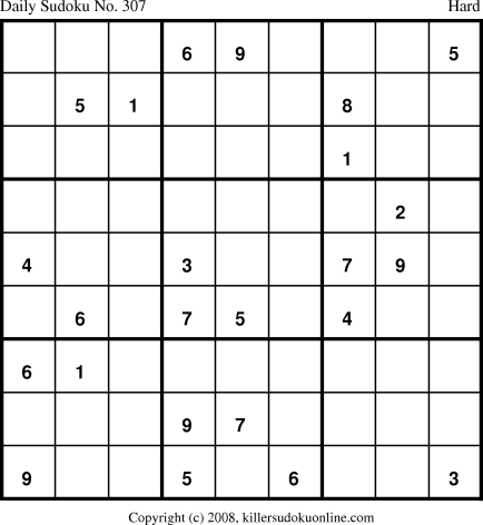 Killer Sudoku for 1/9/2009