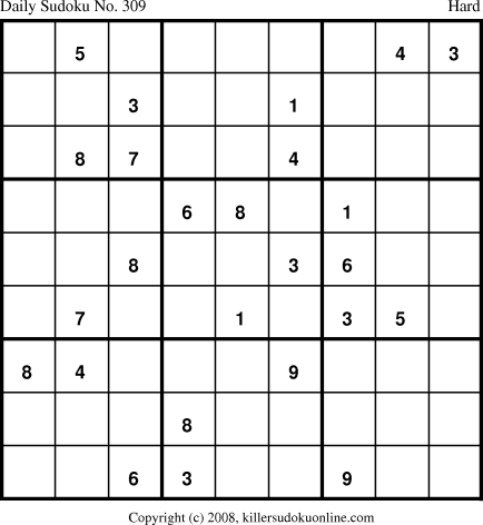 Killer Sudoku for 1/11/2009