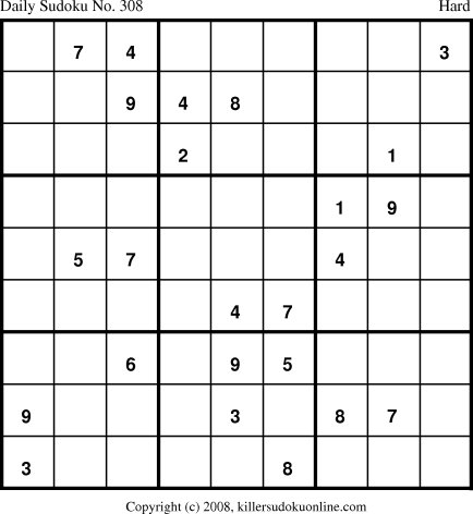 Killer Sudoku for 1/10/2009