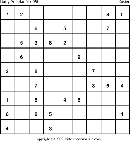 Killer Sudoku for 10/19/2009