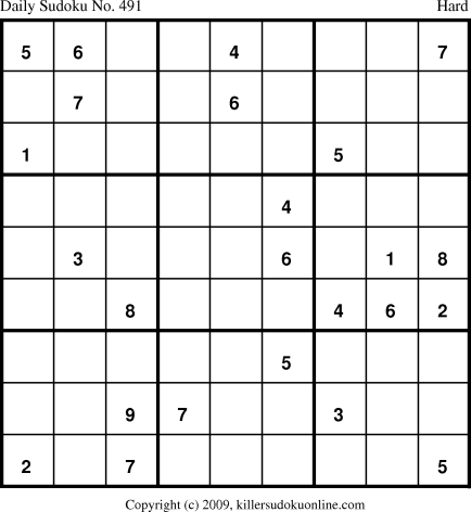 Killer Sudoku for 7/12/2009