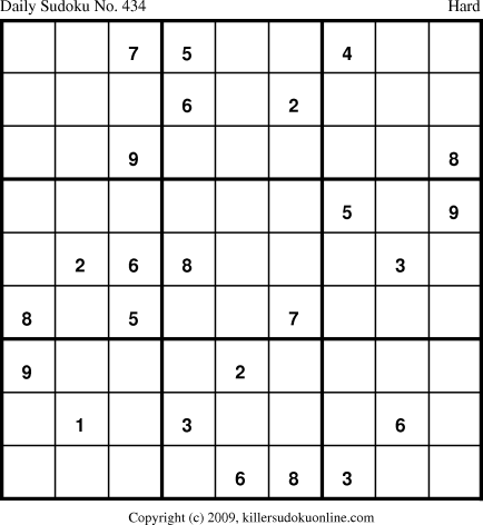 Killer Sudoku for 5/16/2009