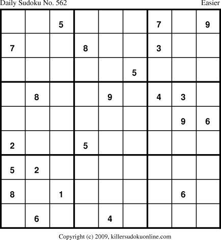 Killer Sudoku for 9/21/2009