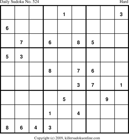 Killer Sudoku for 8/14/2009