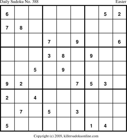 Killer Sudoku for 3/31/2009