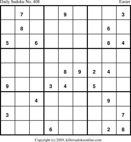 Killer Sudoku for 4/20/2009
