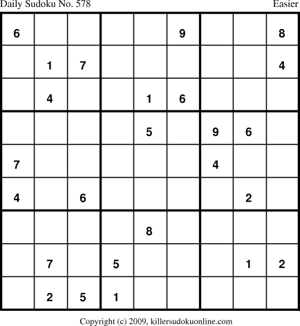 Killer Sudoku for 10/7/2009