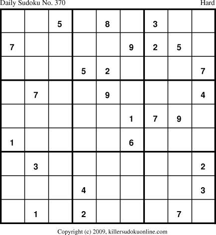 Killer Sudoku for 3/13/2009