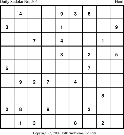 Killer Sudoku for 7/26/2009