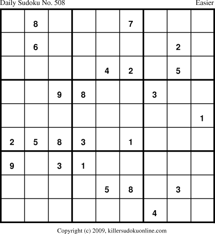 Killer Sudoku for 7/29/2009