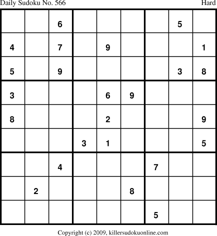 Killer Sudoku for 9/25/2009